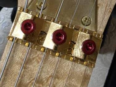 Floyd Rose Stainless Steel Hardware Upgrade Kits - Red フロイド