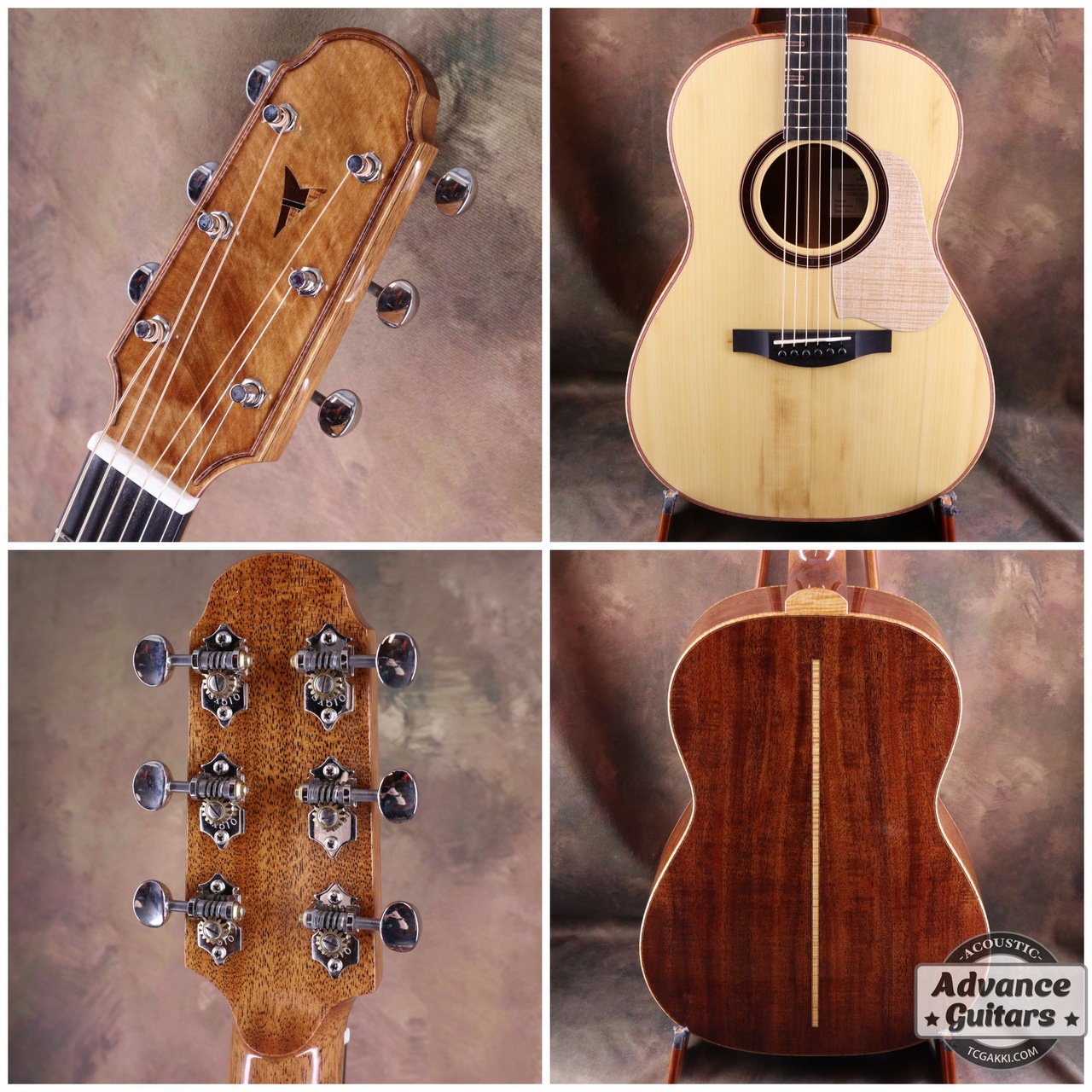 K.Yairi TF Custom #12 【伊藤氏制作 [古木] 国産榧 (かや