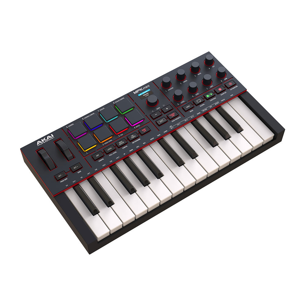 AKAI MPK mini IV Black 25鍵盤 USB MIDIキーボード コントローラー