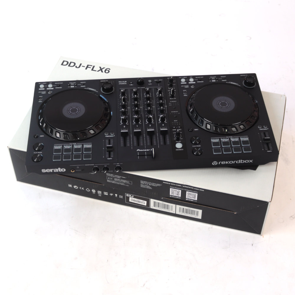 Pioneer 【中古】 DJコントローラー Pioneer DJ DDJ-FLX6 rekordbox/Serato DJ Pro両対応の4ch  パイオニアDJ（中古/送料無料）【楽器検索デジマート】