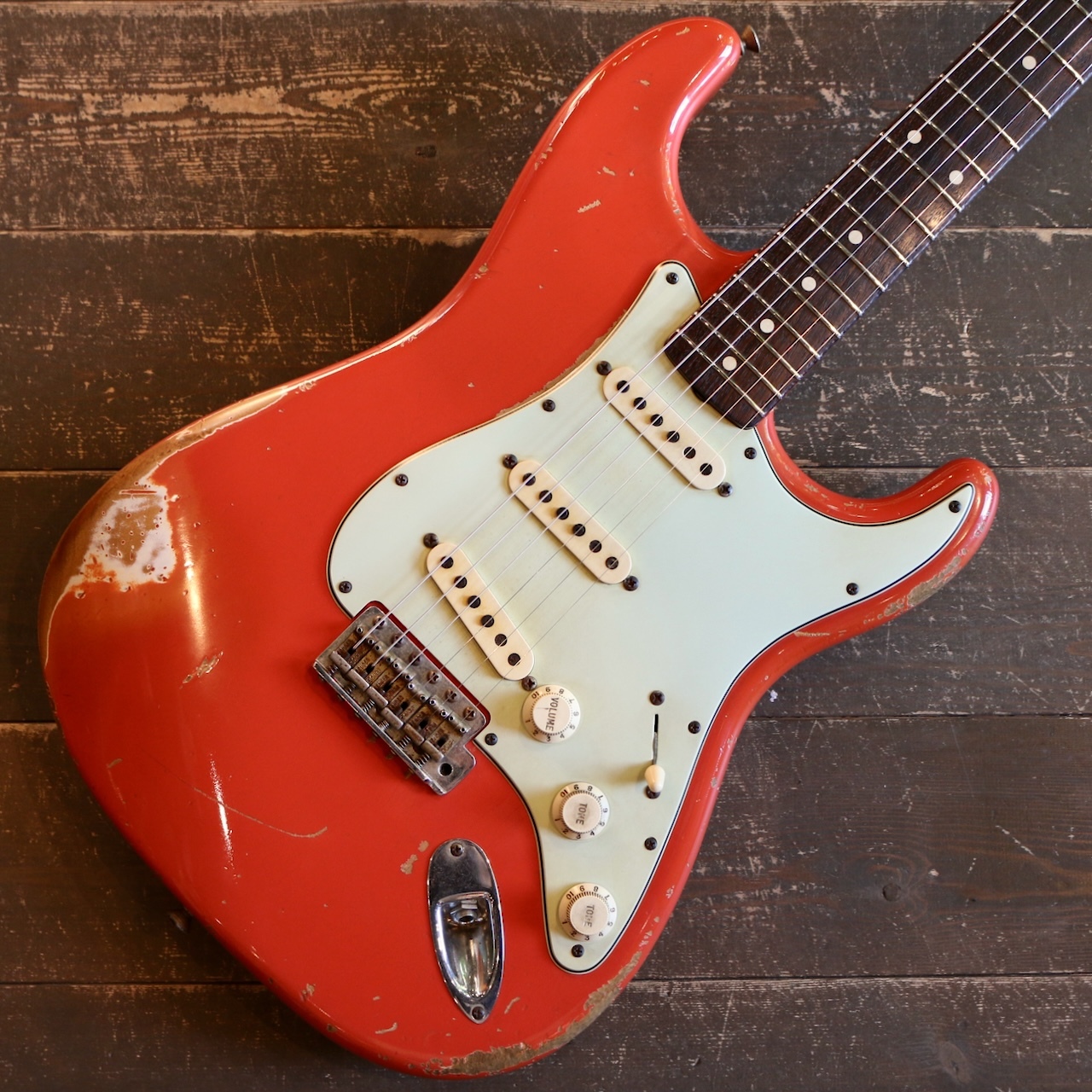 Fender Custom Shop 1961 Stratocaster Relic Fiesta Red