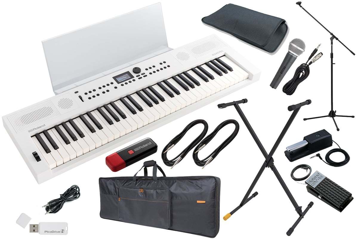 Roland GOKEYS5-WH [ライブセット] (GO:KEYS 5) ホワイト Digital Keyboard【WEBSHOP】