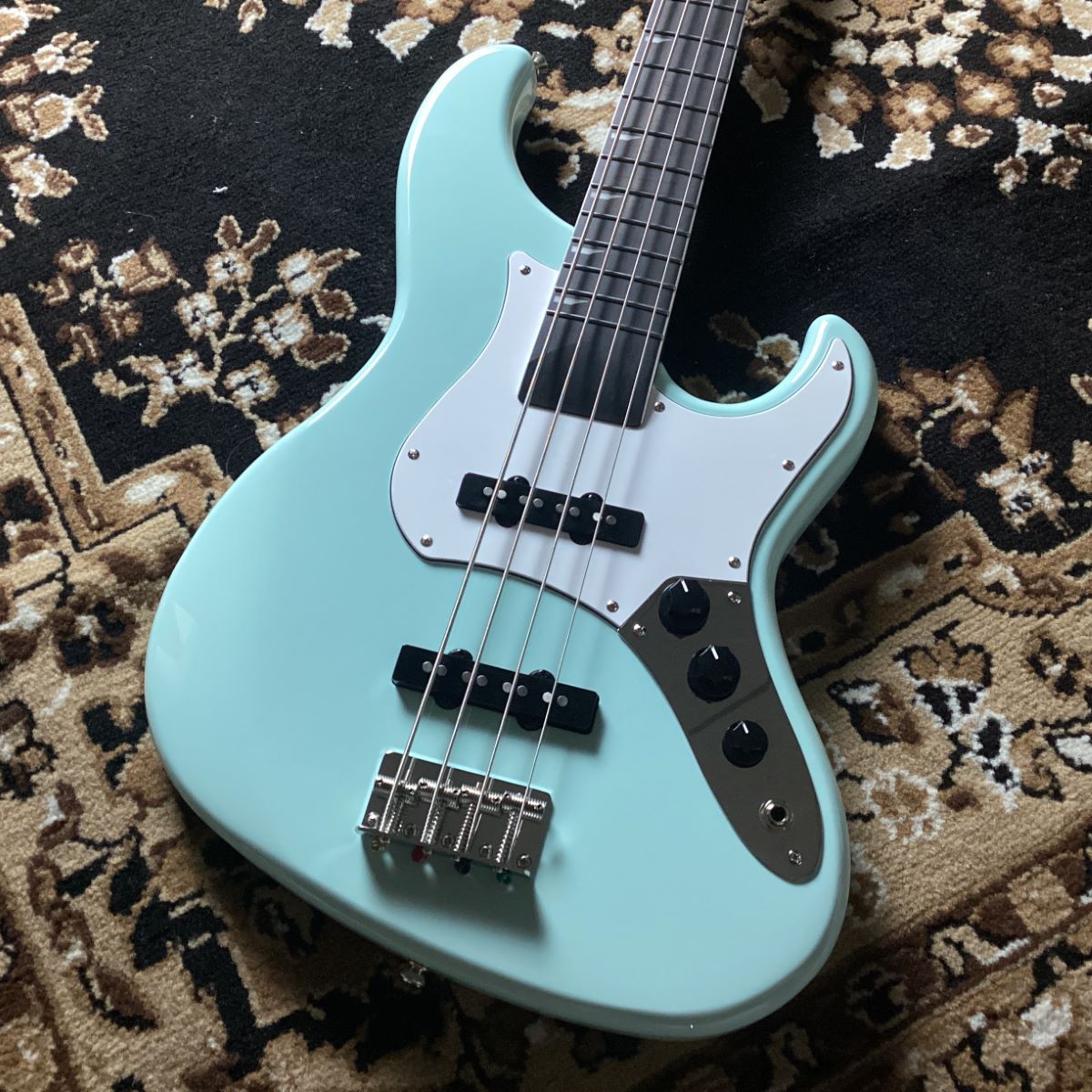 RYOGA VAL-BASS Surf Green エレキベース ジャズベースタイプ ベイクドメイプルネック