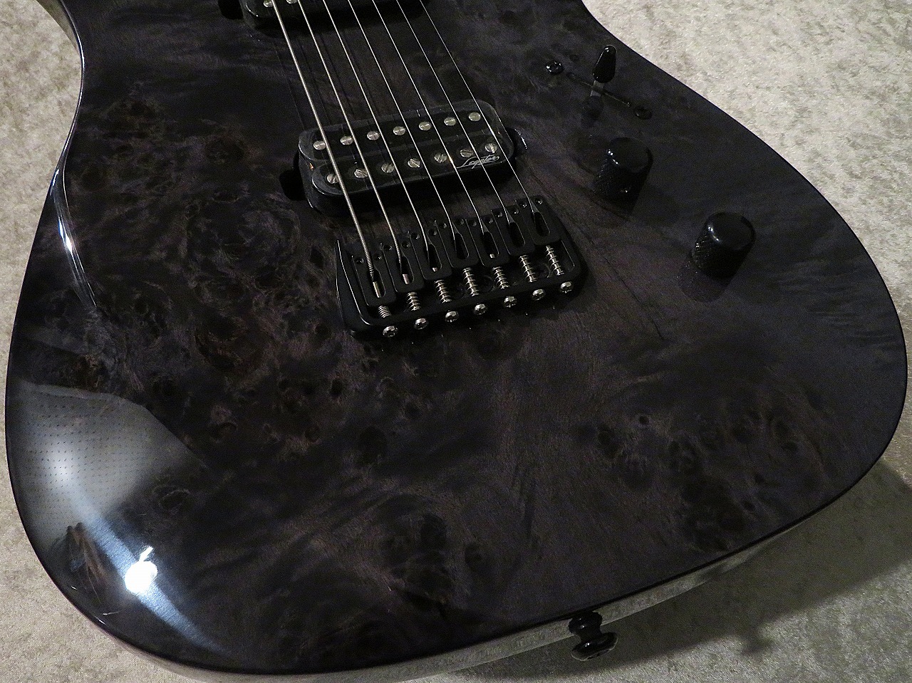 メタラーに】Legator ninja 7弦 エレキギター 杢目 24フレ Guitars