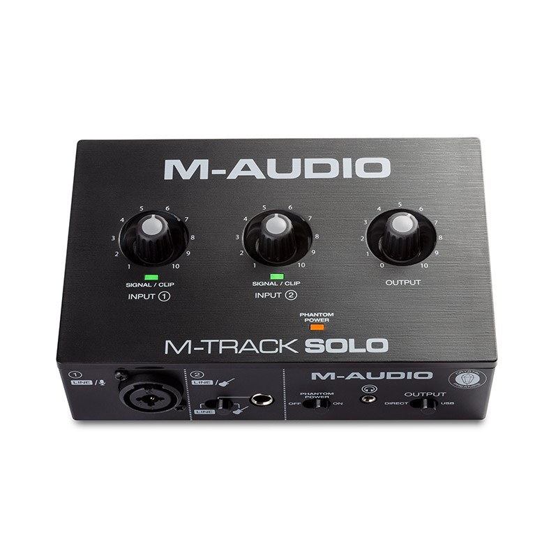 M-AUDIO M-Track Soloをレビュー。5,000円程度でちゃんと使える