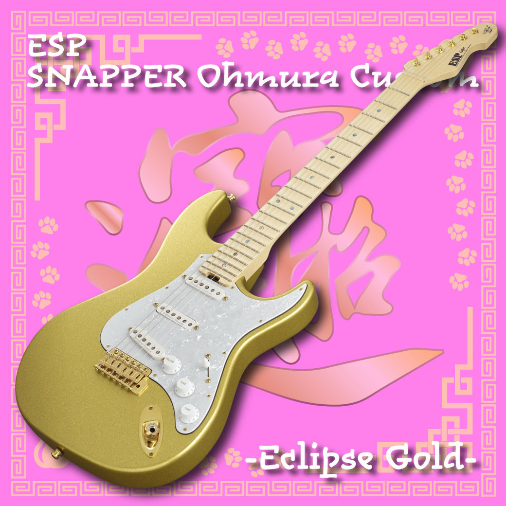 ギター ESP Takayoshi ohmura Eclipse gold ESP Takayoshi ohmura Eclipse gold
