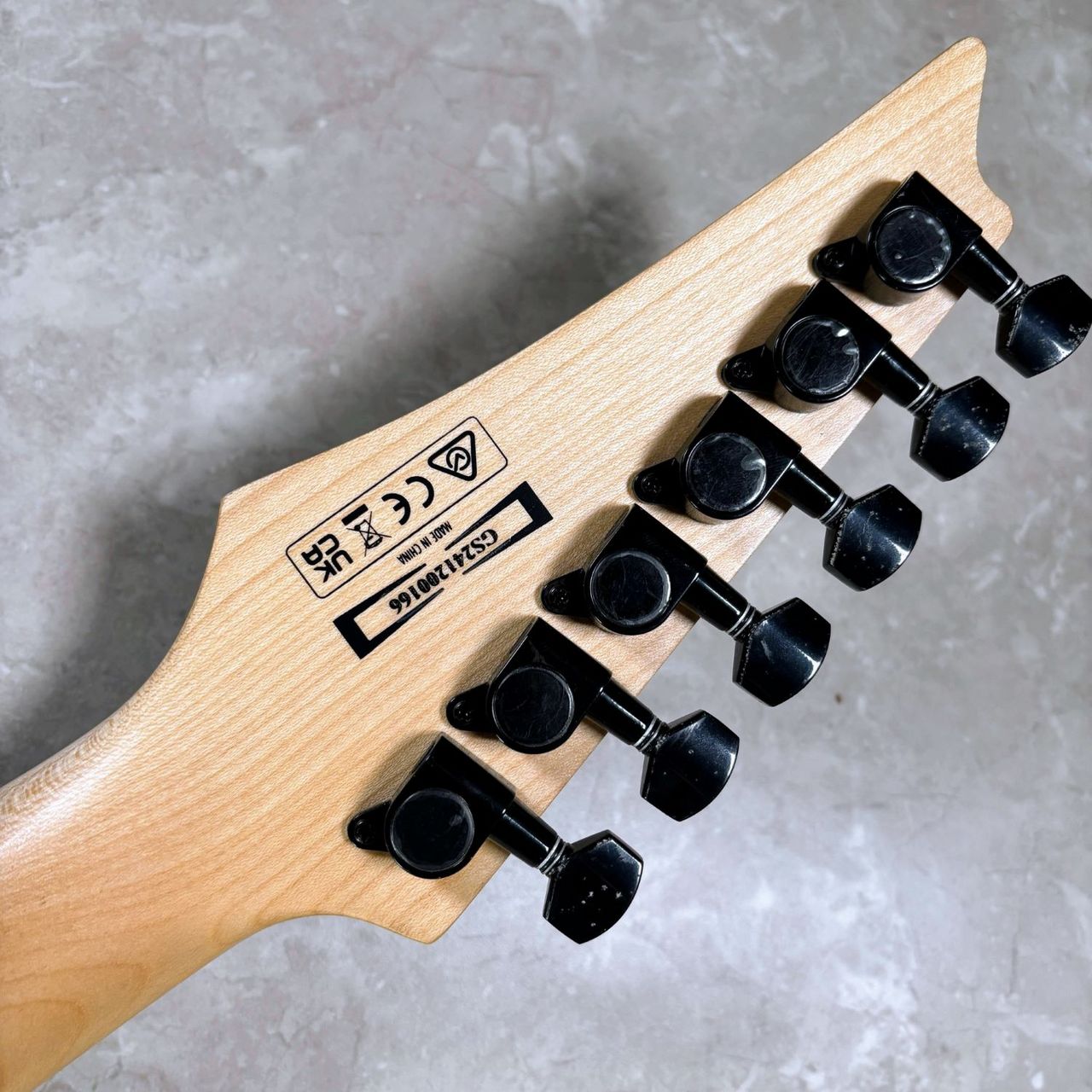 Ibanez 【現物画像】RGV250 BK【シンクロナイズド・トレモロ搭載で扱い