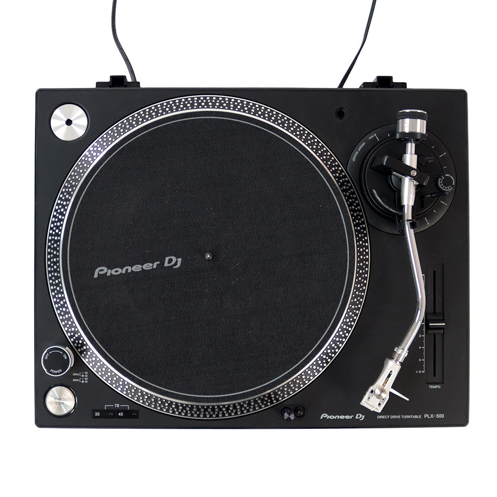 Pioneer Dj 【中古】 Pioneer DJ PLX-500-K Black ターンテーブル レコードプレーヤー（中古 /送料無料）【楽器検索デジマート】