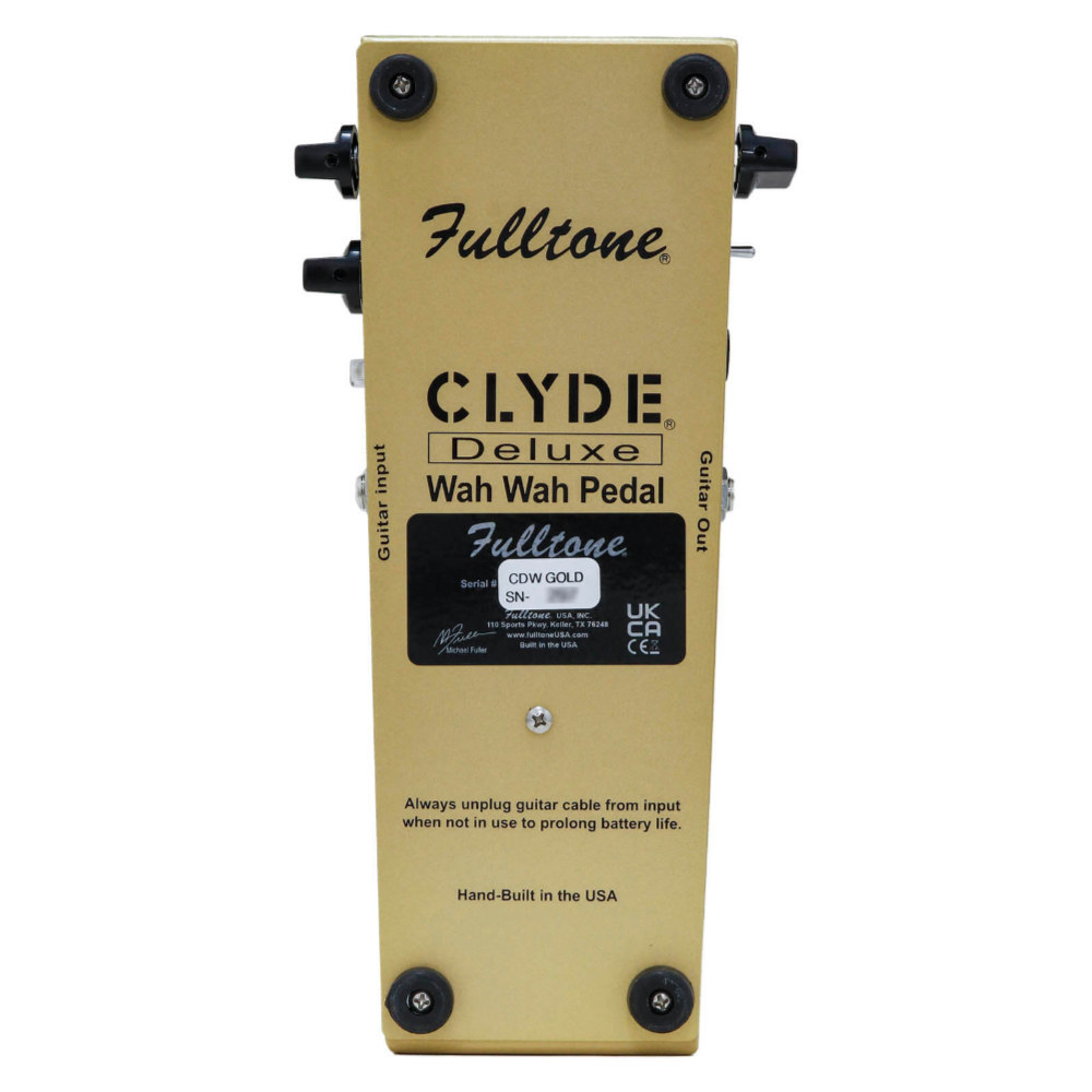 Fulltone フルトーン CLYDE Deluxe Wah LTD GOLD ワウ ギター