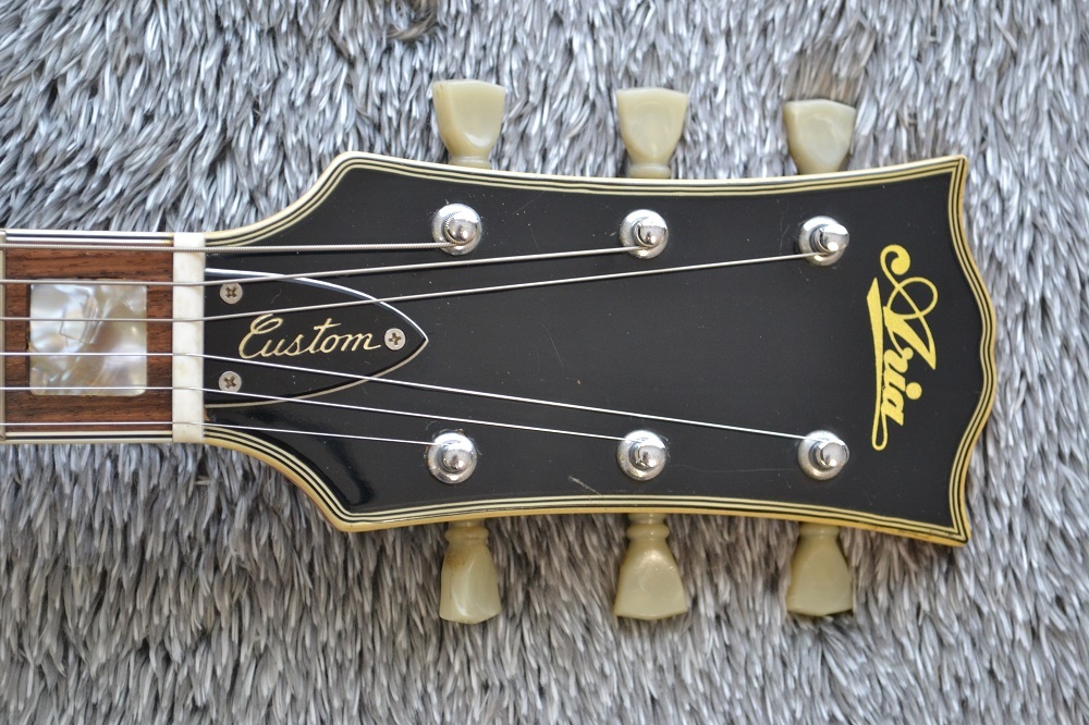 レスポールカスタムGibson ×アリアプロII ブラックビューティー76年製