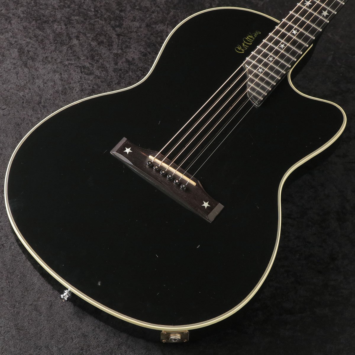 1989 Gibson Chet Atkins SST Black | Guitar Chimp