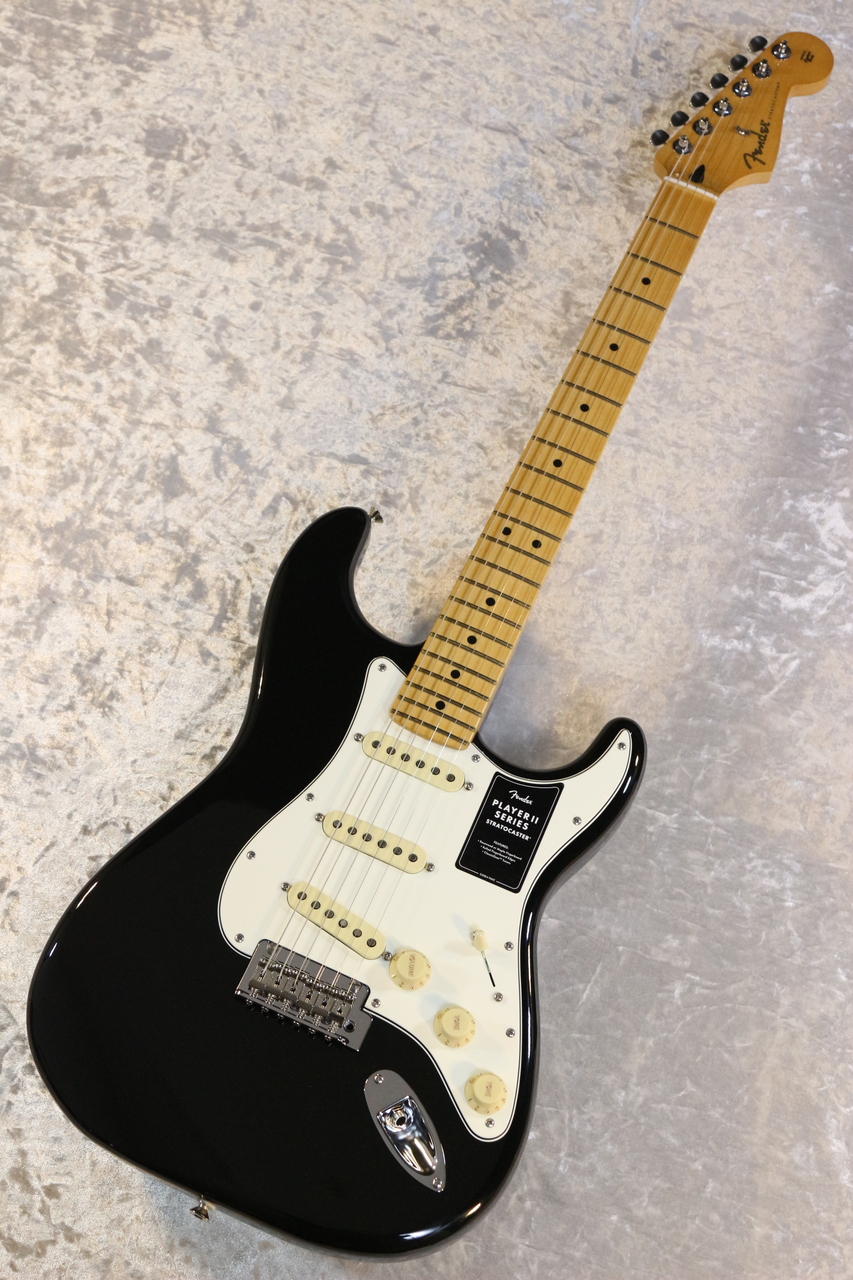 Fender Player II Stratocaster Black #MX25037626【3.48kg】（新品