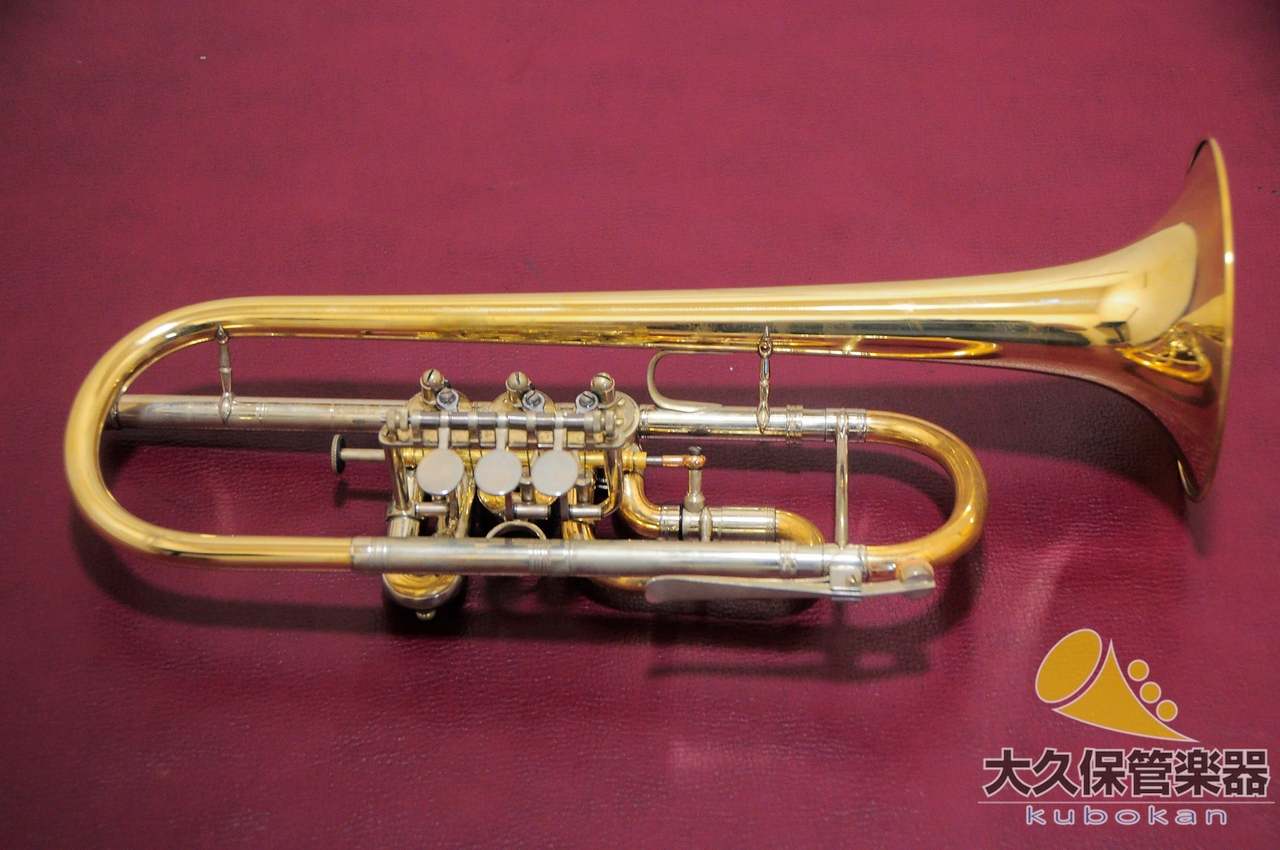 Josef Monke J.モンケ GB UL C管ロータリートランペット（中古）【楽器