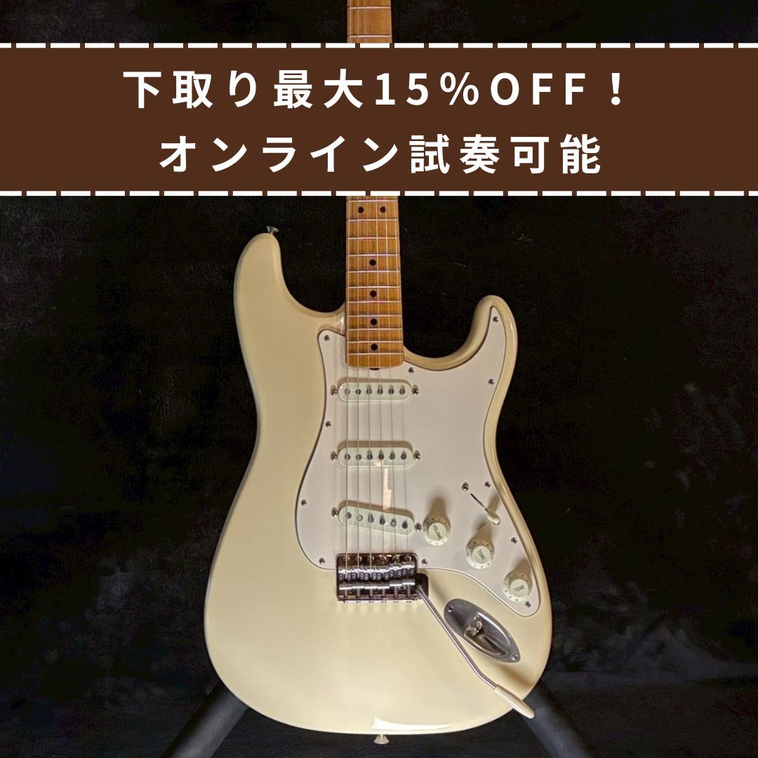 Fender Custom Shop Stratocaster Reverse Head Olympic White【3.71