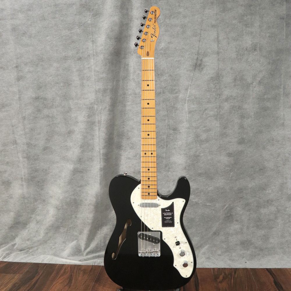 Fender Vintera II 60s Telecaster Thinline Maple Fingerboard Black