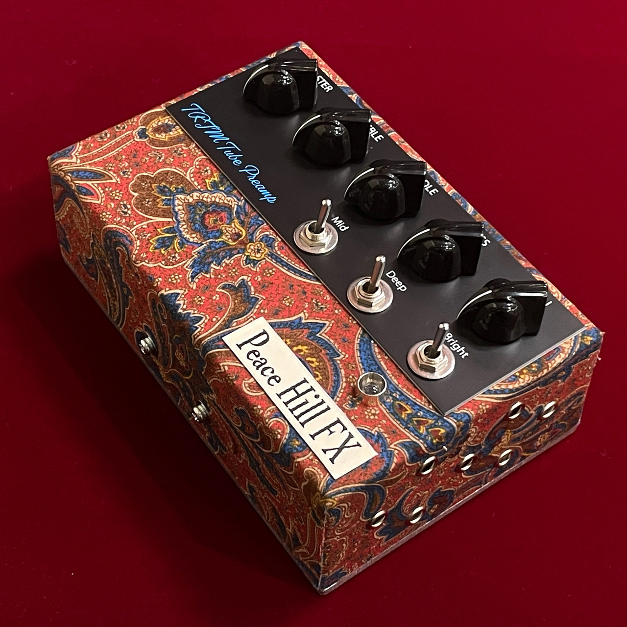 Peace Hill FX TRJM Tube Preamp ~Red/Blue Paisley~ 【即納可能