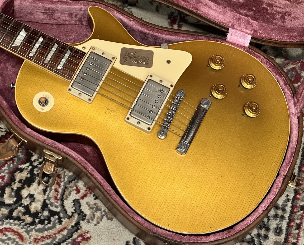 Gibson Custom Shop True Historic 1957 Les Paul Gold Top Reissue Tom Murphy  Aged Vintage Antique Gold 2016年製【3.87kg】（中古）【楽器検索デジマート】