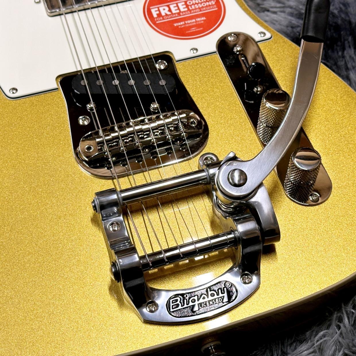 【美品】スクエア　テレキャスター ビグスビー搭載2025/8月購入品 Squier by Fender Classic Vibe Custom Telecaster SH with Bigsby