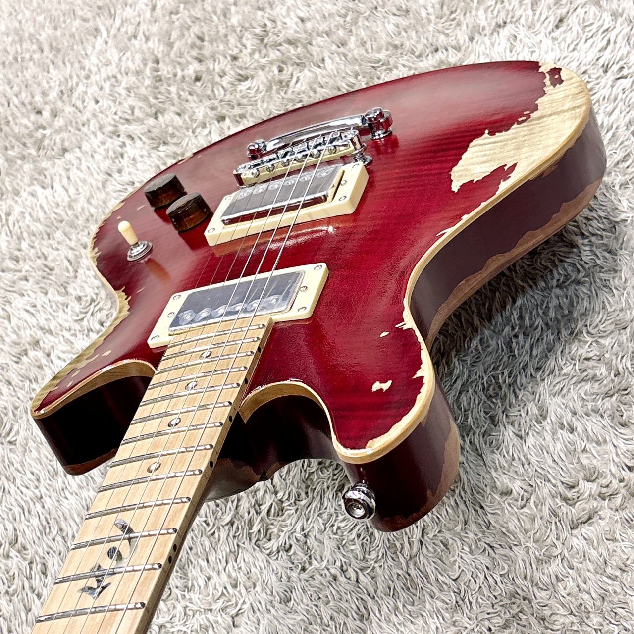 Bang Dream！POTBELLY FM Rana BanG Dream！ POTBELLY FM Rana Distressed See Thru Wine Red