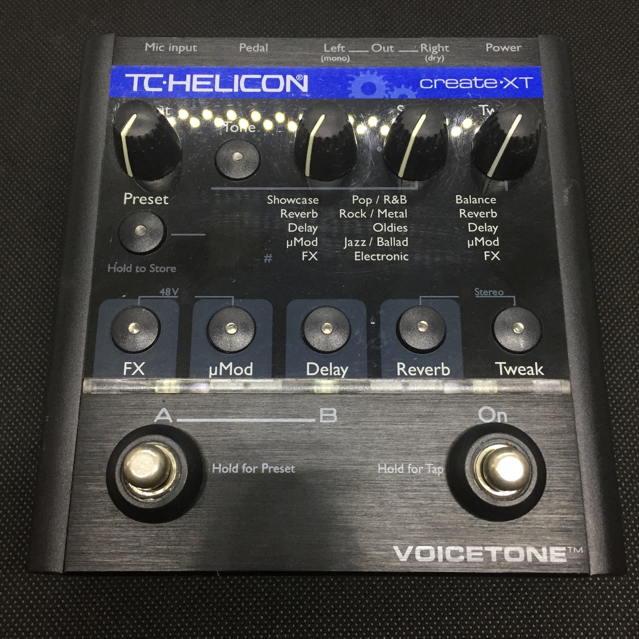 TC-HELICON VOICETONE create ボーカル エフェクター TC-Helicon VoiceTone Create Effector Good | eBay