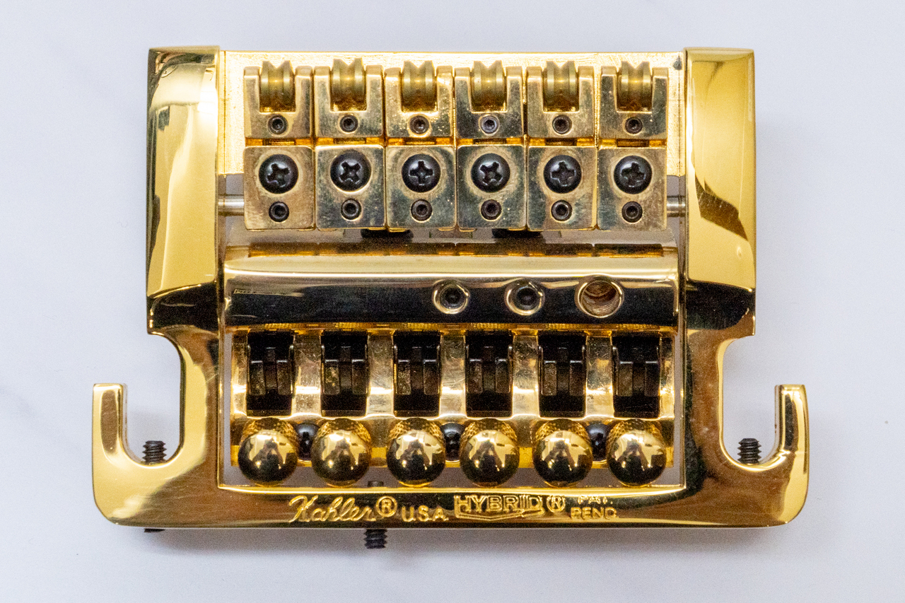 ギター ボディ Kahler ？のブリッジ ジャンク ギター ボディ Kahler