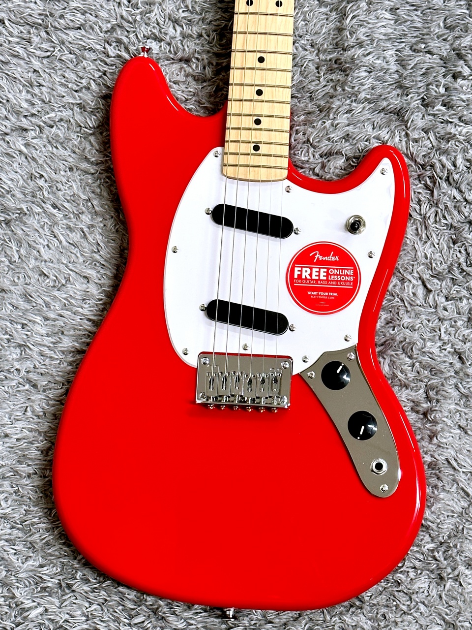 Squier by Fender Sonic Mustang Torino Red / Maple 【2023年NEW