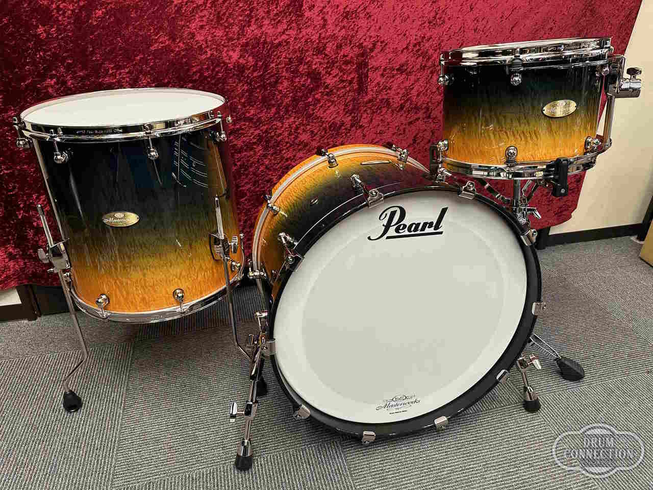 Pearl Masterworks Heritage Artisan Custom 3pc 22/13/16 Kit -Dusk