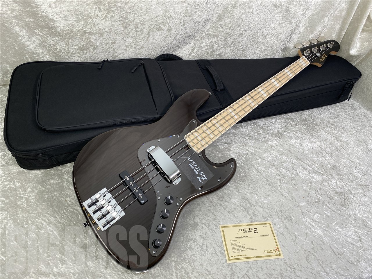 msmページ★1+2 ATELIER Z M#245 CTM Transparent Red/Ebony MH｜ミュージック