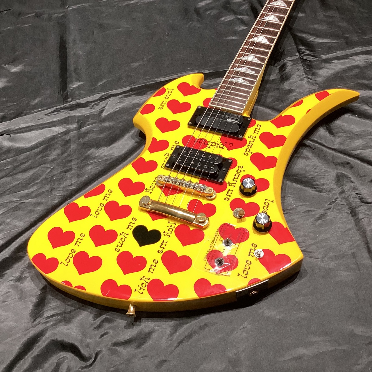 Burny MG-145S HIDEモデル ケース付き 【入手難】★ Burny MG-145S / HY hide Signature Model（中古）【楽器検索
