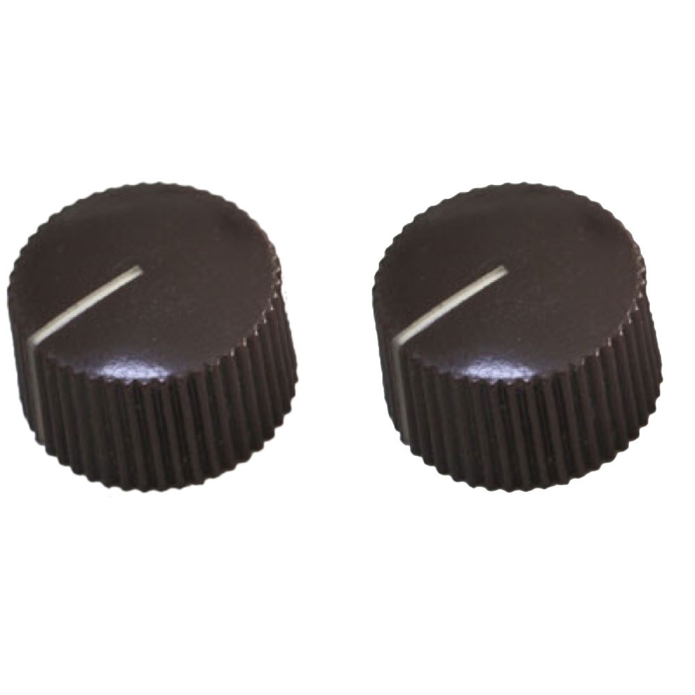 Montreux Fender Amp style knob brown (2) No.1052 ギターパーツ