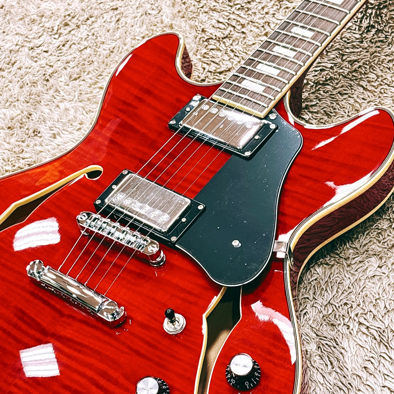 SIRE H7 セミアコ Sire Larry Carlton H7 See-through Red【ラリーカールトン監修
