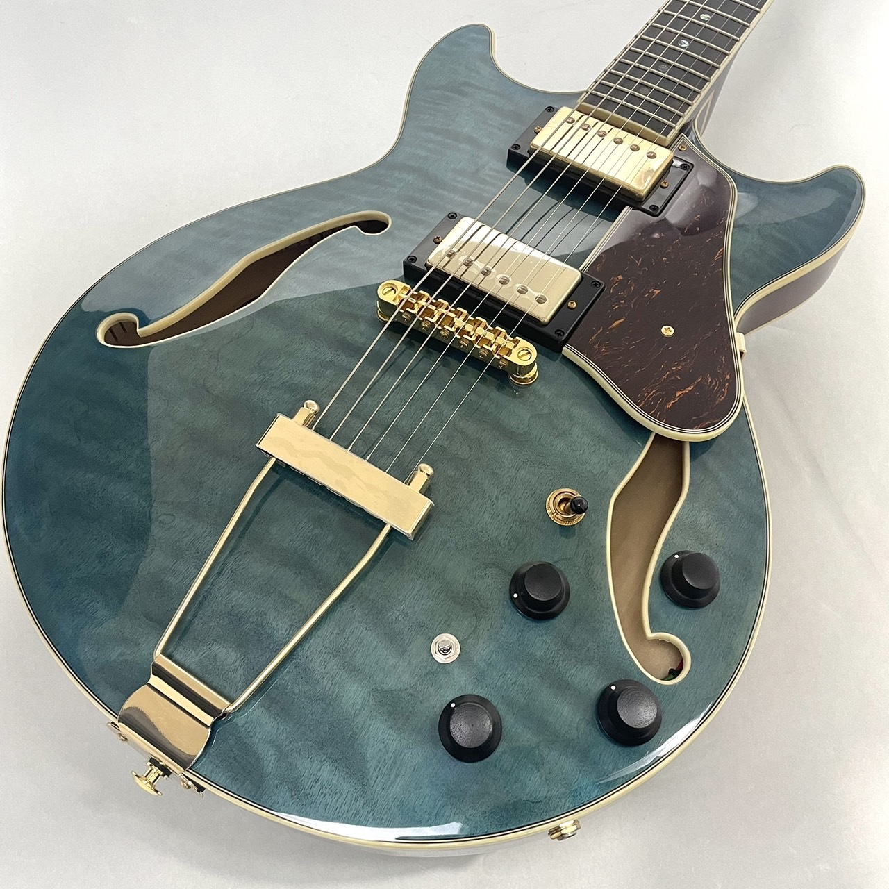 Ibanez AMH90QM TBL フルアコギター PW21080639（新品/送料無料