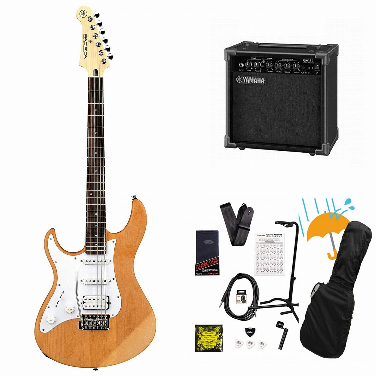 YAMAHA Pacifica 112JL YNS Yellow Natural Satin Left Handed YAMAHA