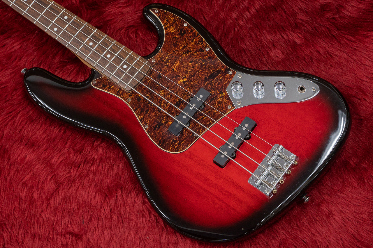 出音OK】Squier by fender JAZZ BASS レッド系-