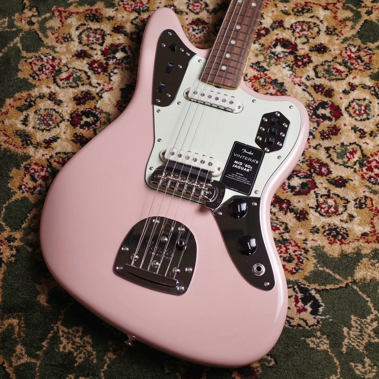 Fender Vintera III Mid 60s Jaguar Shell Pink 【3.99kg】（新品/送料