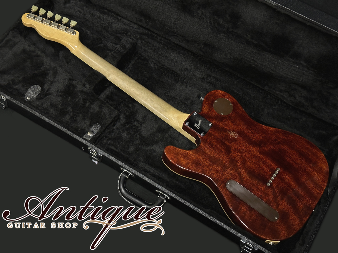 Bruno Guitars TN-295 Semi-Hollow 2024 Brass Powder Gold Aged