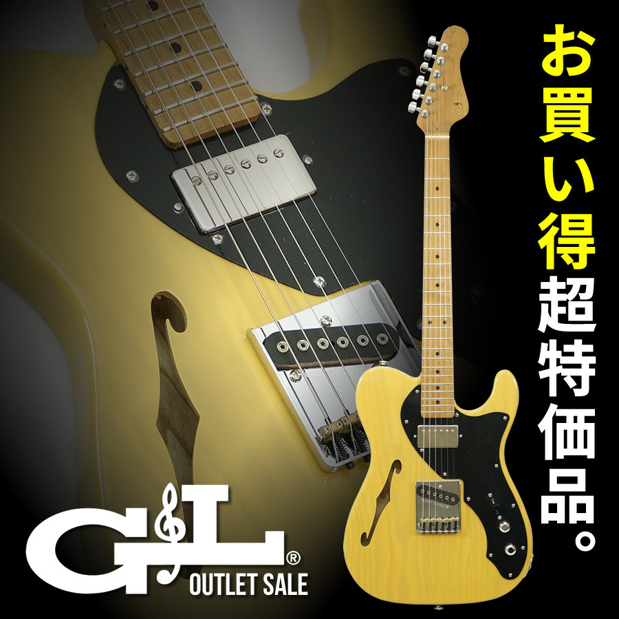 G&L USA Limited ASAT Classic Bluesboy Thinline (Butterscotch