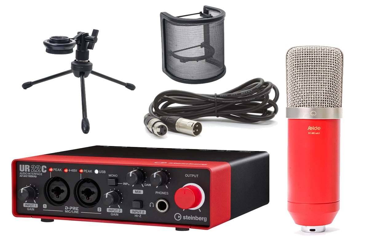 Steinberg UR22C RD [EC-Me MK2 Vermilion Red セット！] 2in/2out