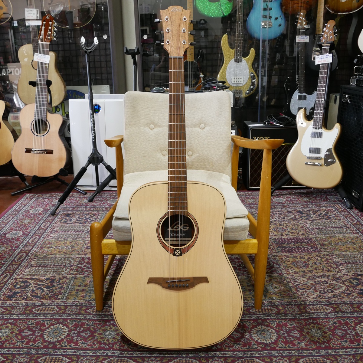 LAG Guitars T70D-NAT / Dreadnought Natural 【トップ単板モデル