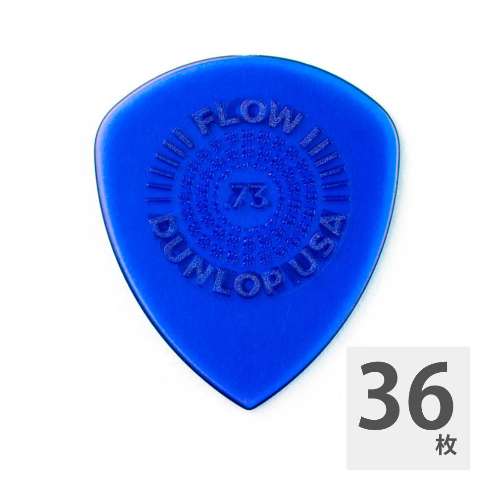 Jim Dunlop FLOW STANDARD PICK 549R73 0.73mm ギターピック×36枚