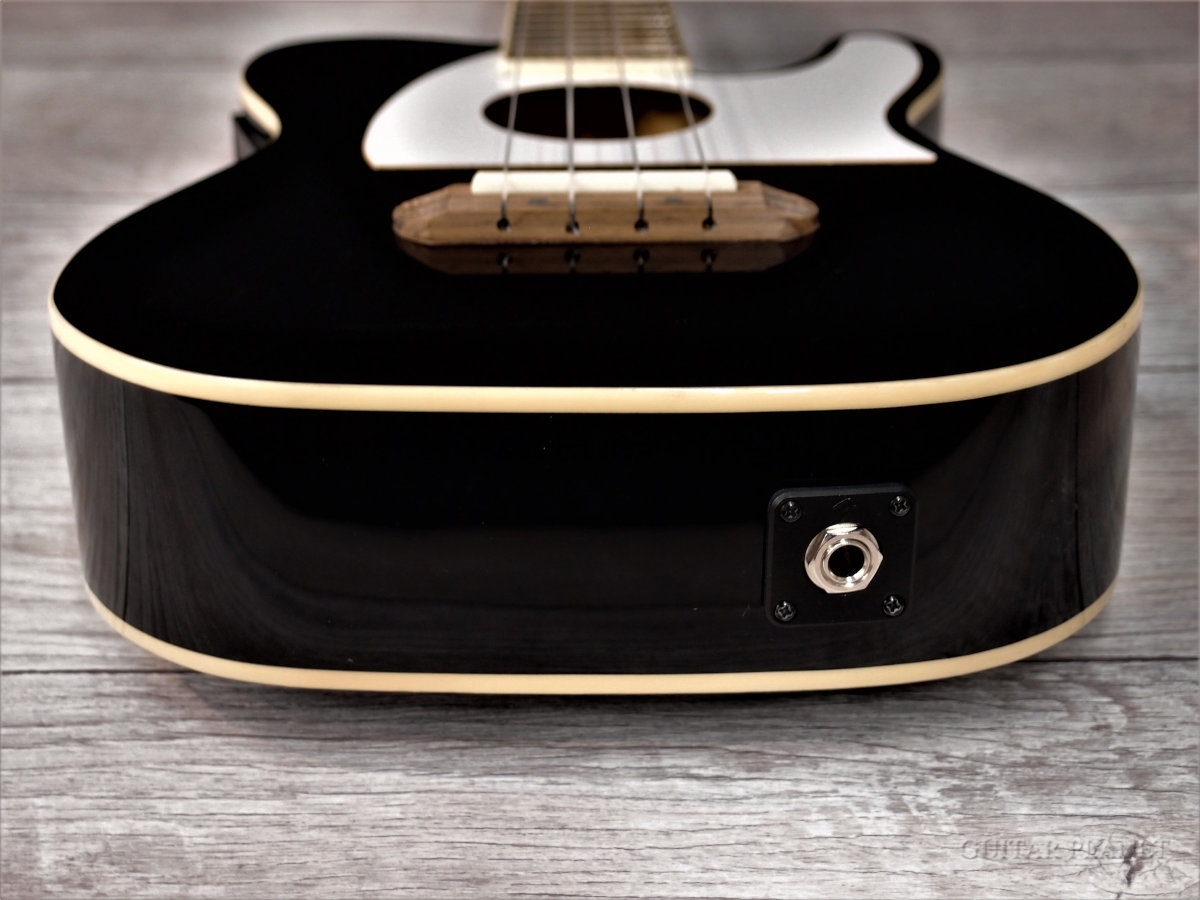 Fender Acoustics Fullerton Tele Uke -Black-  【コンサート/テレキャスタイプ】【ピックアップ搭載】【送料込】（新品/送料無料）【楽器検索デジマート】