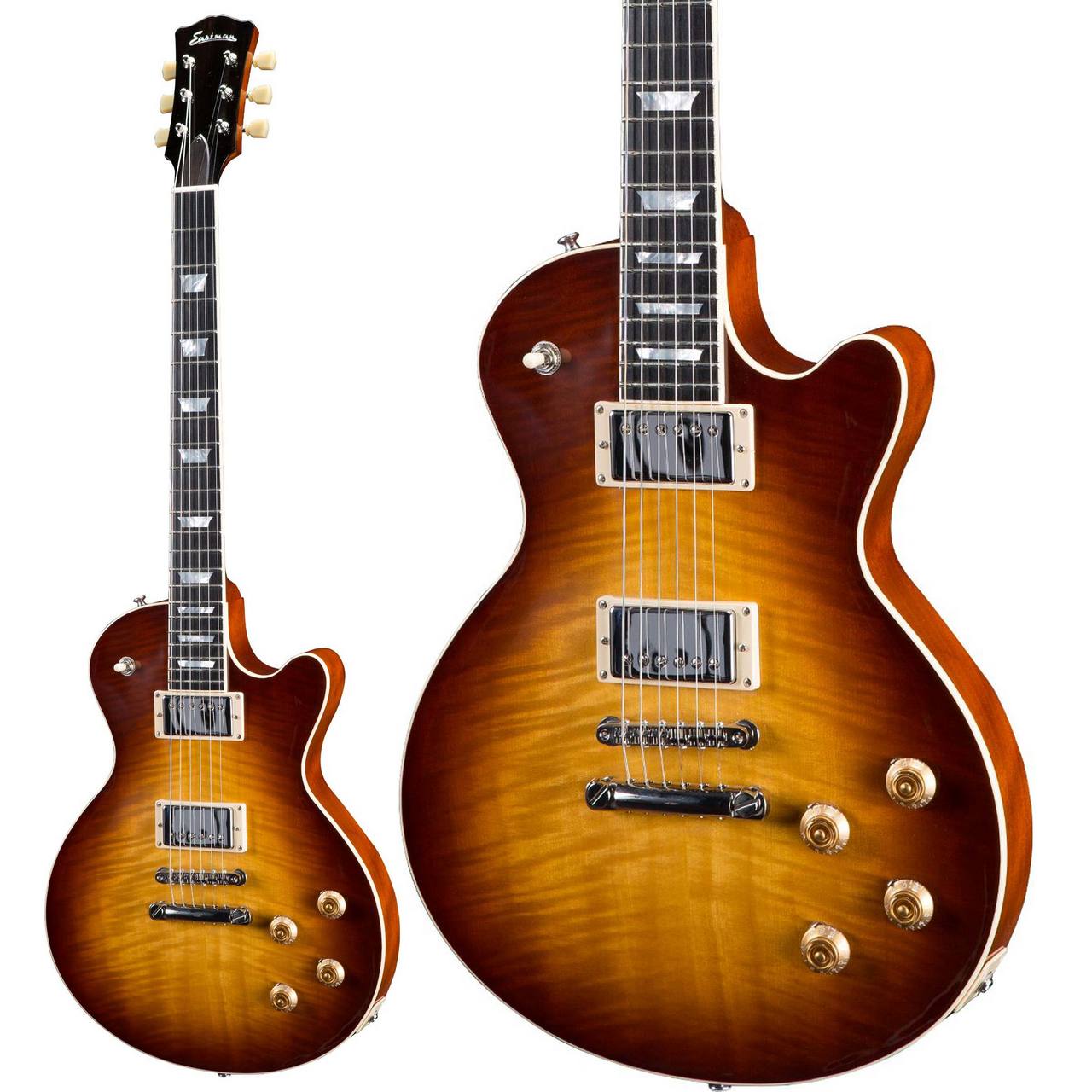 ゴールド ソリッドボディ エレキギター , Eastman SB59 Goldburst エレキギター ソリッドボディ SBモデル（新品