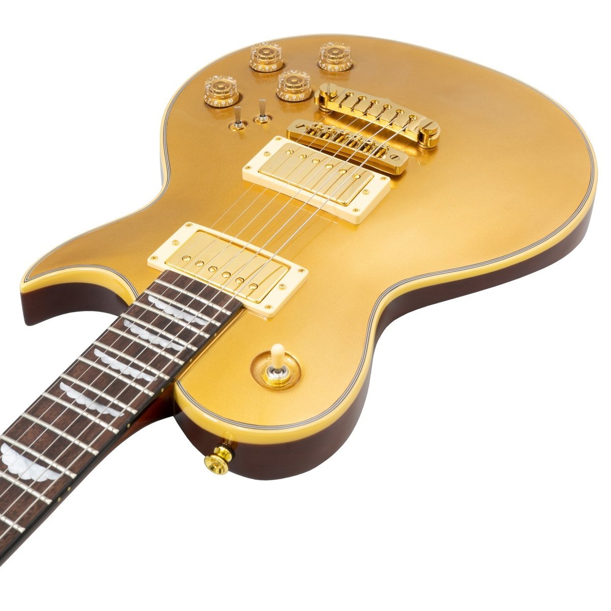 Aria pro II PE Gold Top limited アリア Aria Pro II PE-1000 GOLD TOP （中古）【楽器検索デジマート】