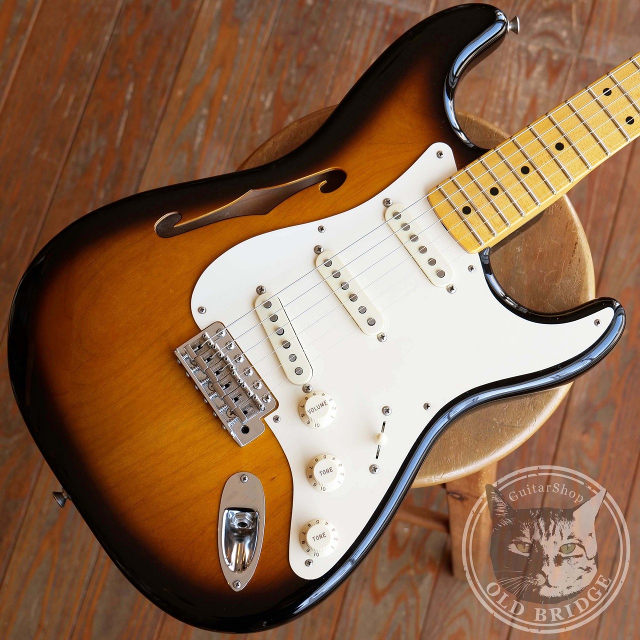 Fender Eric Johnson Thinline Stratocaster 2-Color Sunburst