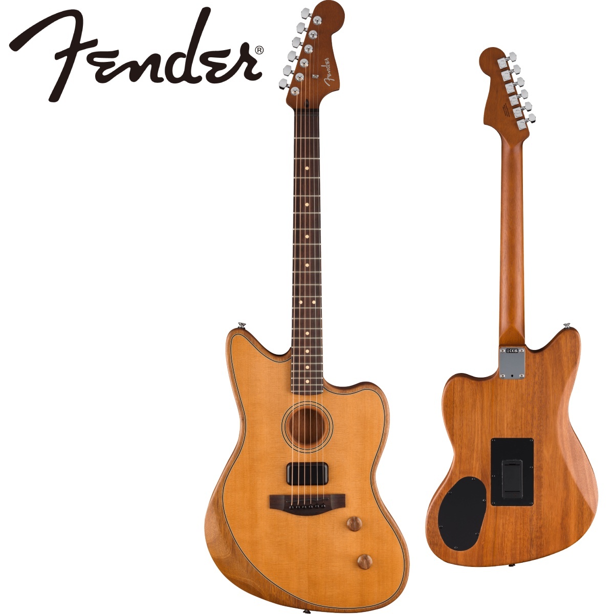 Fender Acoustasonic Standard Jazzmaster -Aged Natural