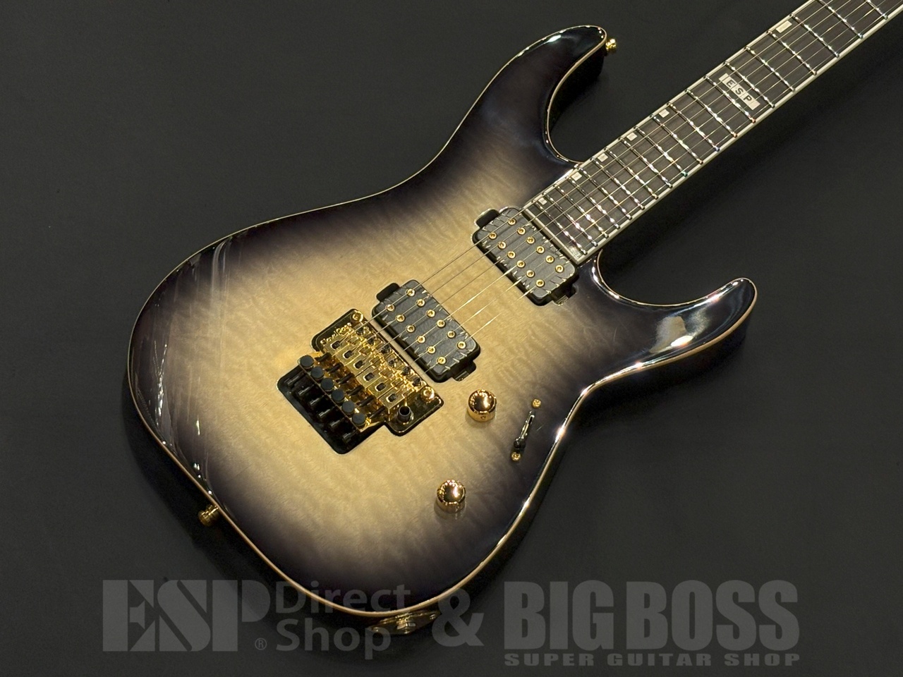 E-II M-II QM Black Natural Burst（新品/送料無料）【楽器検索