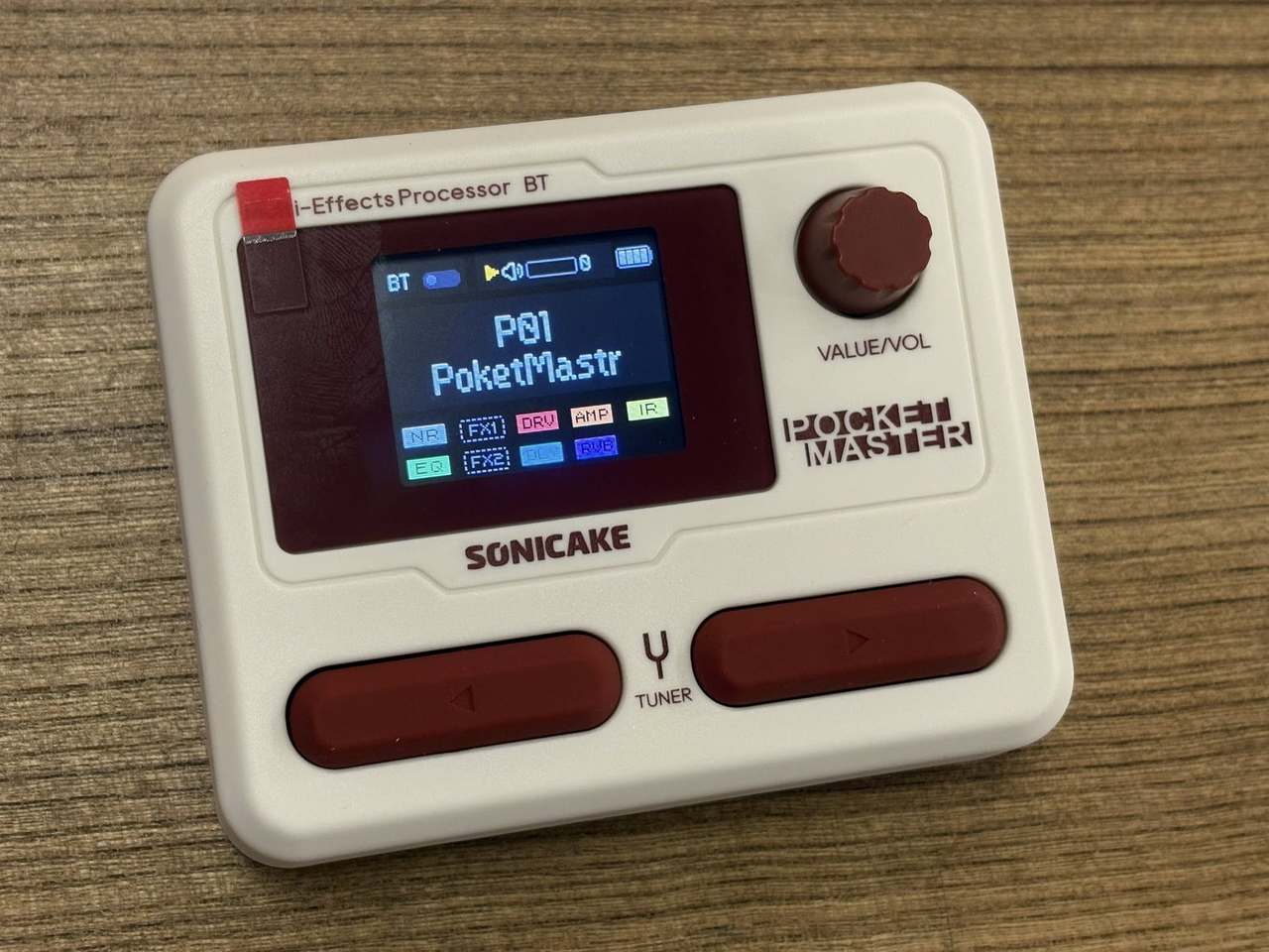 よ*す様 ■SONICAKE POCKET MASTER ホワイト Sonicake Pocket Master Compact Multi-effects Processor (QME-10)