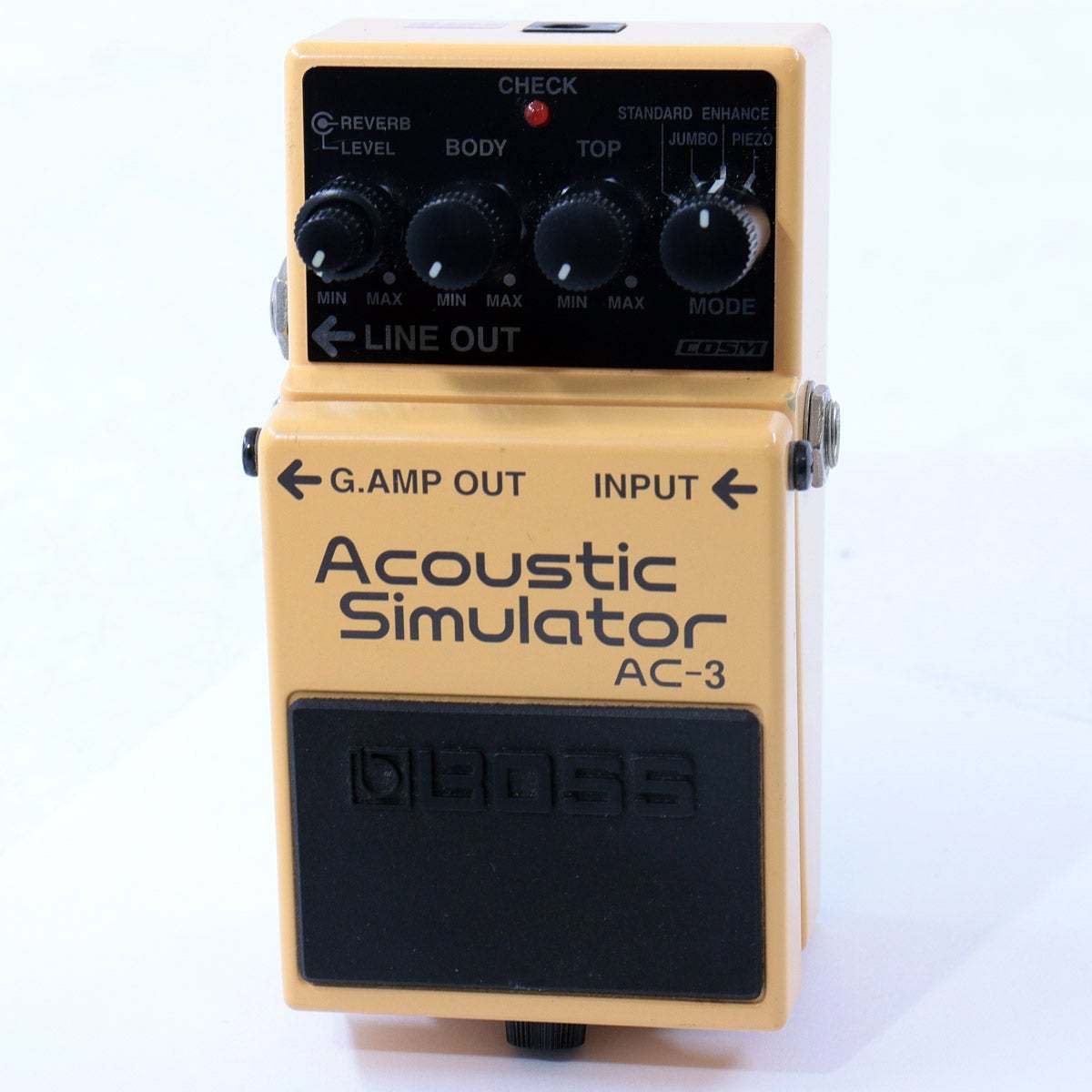 BOSS アコースティックシミュレーター AC-3 BOSS / AC-3の使い方や特徴等を解説レビュー。ギタボさんにもおすすめ