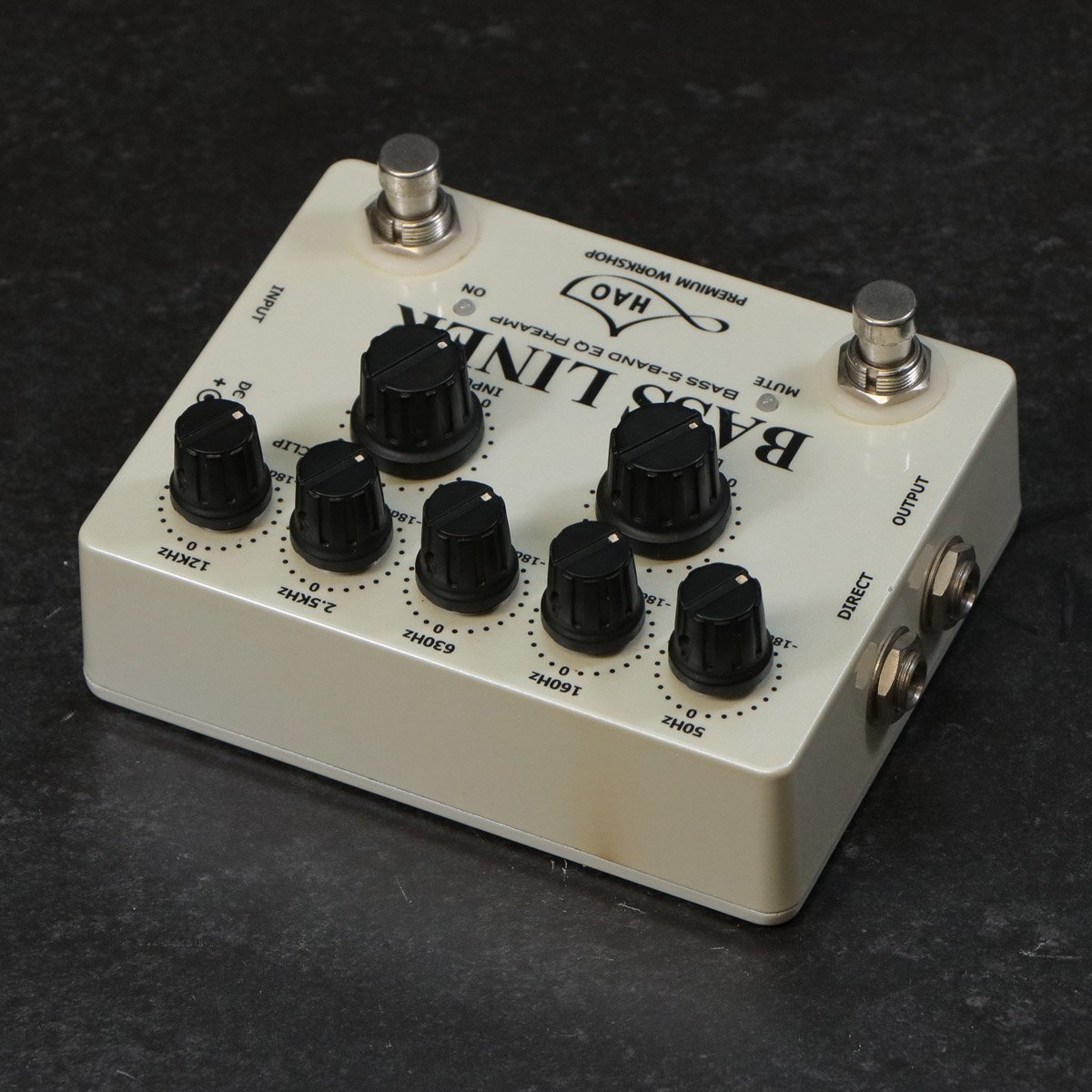 HAO BASS LINER ベースプリアンプ パールホワイト HAO BASS LINER Pearl White ベース用プリアンプ【名古屋栄店