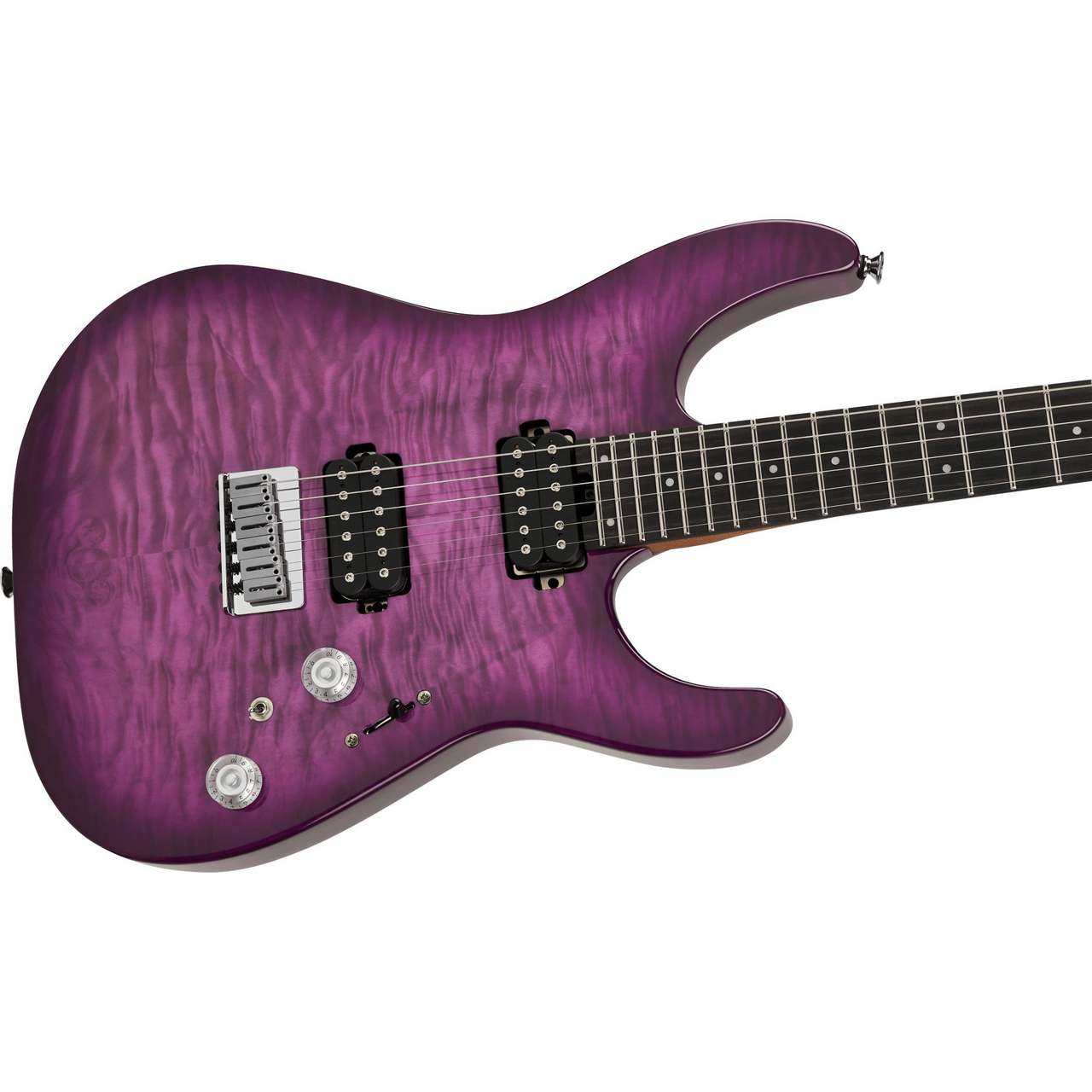 Charvel Pro-Mod Plus DK24 HH HT EB QM Ebony Fingerboard - Violet